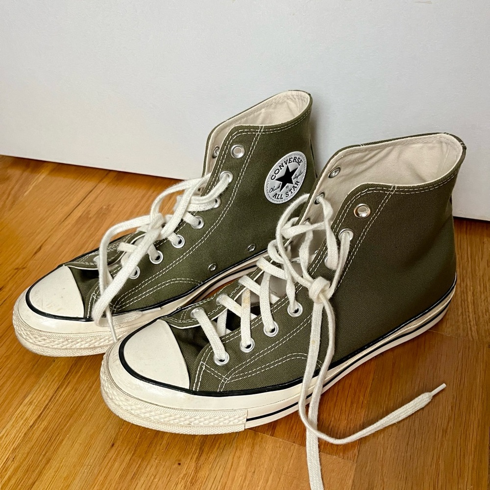 Converse Chuck Taylor 70 Green Unisex Men’s 8.5 Women’s 10.5 All Star High top - Picture 2 of 7